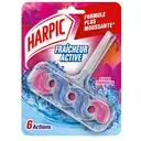 Harpic Active Fresh Toilet Rim Block, Pink Tropical Blossom, Single Pack image 0