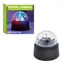 GLOBAL GIZMOS Table Lamp Crystal Starball Multicolour/Black image 1