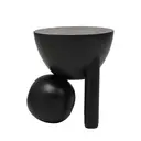 Fifty Five South Walsa Side Table Ball Mango Wood Black image 0