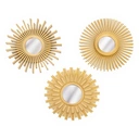 Atmosphera Lot de 3 miroirs Amed en plastique - 38 x 28 cm image 0