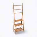 5FIVE Etagère porte-serviettes 3 niveaux en bambou image 0