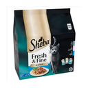 Sheba Fresh & Fine Adult Wet Cat Food Fish In Gravy 15 x 50g Pouches image 0