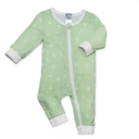 Mama Bamboo Babygrow 6-9 Months Green Bamboo Print image 0