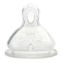 NUK Silicone Teat Medium Hole Size 0-6 Months 2 Pack image 0