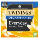Twinings Everyday Decaffeinated 80 Tea Bags 250g image 0