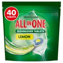 Morrisons All In One Dishwasher Tablets, Lemon, 40 Tabs image 0