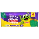 Cadbury Dairy Milk Freddo Caramel Chocolate Bar 4pk 78g image 0