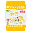 Kiddylicious Banana Wafers 6+ Months 10 x 4g image 0