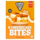 English Cheesecake Company Vanilla & Biscoff Cheesecake Bites 6 x 35g (210g) image 0