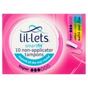 Lil-Lets Smartfit 10 Non-Applicator Tampons Super image 0