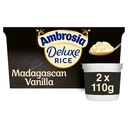 Ambrosia Deluxe Rice Madagascan Vanilla Pot 2 x 110g image 0