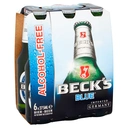 Beck's Blue Alcohol Free Beer Bottles 6X275ml image 0