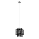 Interiors by Premier Pendant Light Jaya Rattan Black image 0