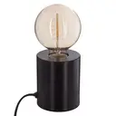 Lampe Saba Atmosphera avec socle, hauteur 10,5 cm, noir image 0
