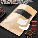Maxcook Kraft Paper Self-Sealing Bags - 16 X 23cm - 30 Pcs image 2