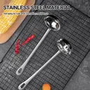 Maxcook Set of 2 - Hotpot Ladle Stainless Steel Soup Ladle Leaky Spoon image 5