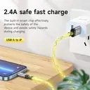 HOCO U112 60W USB-C to USB-C Charging Cable - Grey image 5