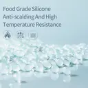 Maxcook Lot de 2 pinces de cuisine anti-brûlures en silicone pour bols, assiettes et gants antidérapants image 2