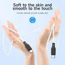 HOCO X90 60W USB-C to USB-C Charging Cable - White image 2