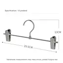 SNSP Trouser Drying Rack, Holder, Clip  Drying Rack Stainless Steel Trouser Clip Trouser Hangin 10pcs Pants Clips image 5