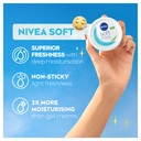 NIVEA Soft Moisturiser Face Body & Hands 200ML image 3
