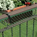 TENAX Exagon Filet en plastique avec mailles hexagonales vert pour balcon et terrasse - 0.8 x 50 m image 1