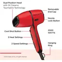 Revlon Airflow Control Compact Hair Dryer 2000w, Compact Dryer, Rotating Built-in Concentrator, Diffuser Included, RVDR5320 image 1
