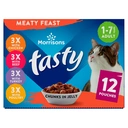 Morrisons Tasty Chunks in Jelly Meaty Feast 1-7 Years Adult 12 x 100g image 9