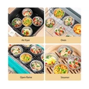 Maxcook 50pcs Aluminum Foil Baking Cups Disposable Cupcake Liners image 2