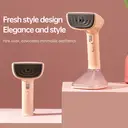 KONKA Handheld Steam Iron, 1400W Powerful Steam, 7-Hole Rapid Heating Panel, 25s Quick Heating, Dry & Steam Ironing, Lightweight & Safe image 2