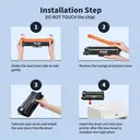 inkcloud TN247 Cartouches de toner pour Brother TN-243CMYK, DCP-L3550CDW, MFC-L3750CDW - Noir, cyan, magenta et jaune image 2