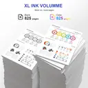 inkcloud 912XL Cartouche d'encre pour HP Officejet 8022/8025/8020 - Cyan image 1