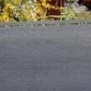 TENAX Coimbra Dark Brise-vue tissé gris anthracite - 1 m x 5 m image 1