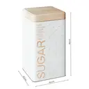 5five Scandi Nature Boîte à sucre blanc - 10,5 x 10,5 x 18,5 cm image 2