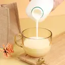 BJ Bajie Breakfast Cup Oat Cup Glass Bowl Tea Glass Cup Milk Cup Mark Cup Water Cup with Spoon 450ML image 4