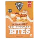 English Cheesecake Company Vanilla & Biscoff Cheesecake Bites 6 x 35g (210g) image 1