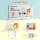 TOP BRIGHT Montessori Math Learning Toy for 3 Years Old Children - Finger Counting Game for Learning Numbers， Educational Numberblocks Toys for 3 4 5 Years Old Boys Girls Gifts, New Year Sale , Top gift picks image 5