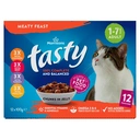 Morrisons Tasty Chunks in Jelly Meaty Feast 1-7 Years Adult 12 x 100g image 2