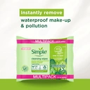 Simple Kind to Skin Cleansing Wipes Biodegradable 50wipes image 4