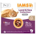 Iams Delights Land & Sea Collection in Gravy Senior 7+ Years 8 x 85g (680g) image 0