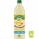 Robinsons No Added Sugar Squash Fruit & Barley Apple & Pear 1L image 2
