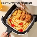 Maxcook 30Pcs Disposable Aluminum Tin Foil Baking Pans Square 7 Inch image 6