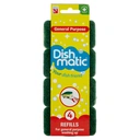 Dishmatic General Purpose Scourer, 4 Refills per Pack image 1