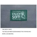 Maxcook Hanging Mesh Storage Bag - Easy To Clean - 2 Pcs image 3