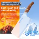 WANGMAZI Household Knife Kitchen Knife Three in One Steel Cutting Knife - Chopping and Cutting image 6