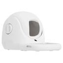 CATLINK Tapis de litière intelligent pour chat, Blanc – Capture la litière sur les griffes, Range le sac à litière, la pelle et autres accessoires, 543 mm (L) x 402 mm (l) x 106 mm (H) image 1