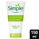 Simple Kind to Skin Moisturising Facial Wash 150ml image 3