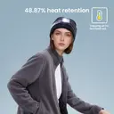 ochama [Anti-Static] Fleece Cardigan Polar Fleece Jacket Outdoor Men and Women Same Style Dark Gray 2XL image 1