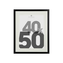 Atmosphera Cadre photo Éva noir - 40 x 50 cm  image 0