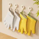 COOKER KING Anti-scald Glove - Anti-skid Longer and Thicker - Cream White - Right Hand image 4